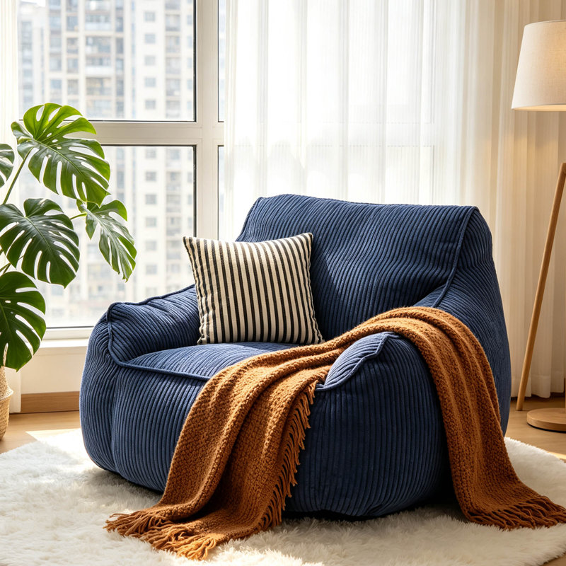 Fauteuil à billes Giant, Gris foncé