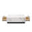 Fritzy Square Coffee Table In White Engineered Stone