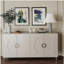 Armoire de rangement moderne à 4 portes en bois laqué Modern