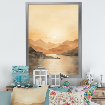 " Bold Sunset Coastal Horizon II "