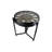 21" Round Table With Moving Gear Clock