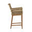 Tabouret de comptoir avec coussin 26,5 po Valerie
