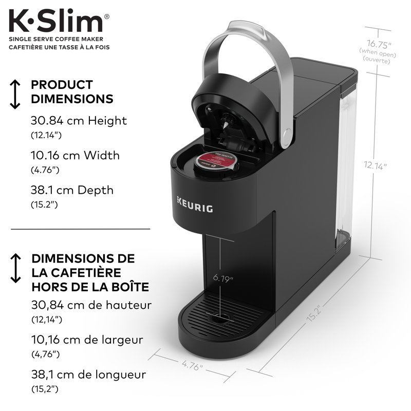 Cafetière à dosette K-Slim Keurig Keurig