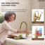  Robinet d'évier de cuisine extractible, robinet de cuisine à poignée simple avec base DEL-102806760