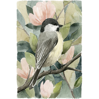 Veiled Aviary I 1 Piece Wrapped Canvas Painting