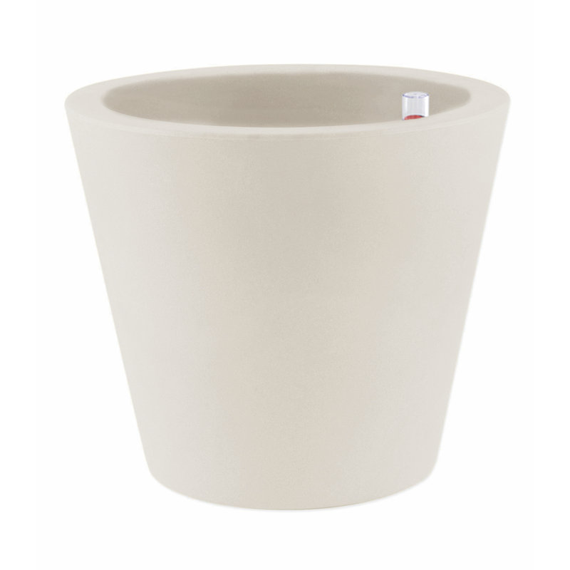 Cono Resin Pot Planter, Ice, 20" H x 19.75" W x 19.75" D