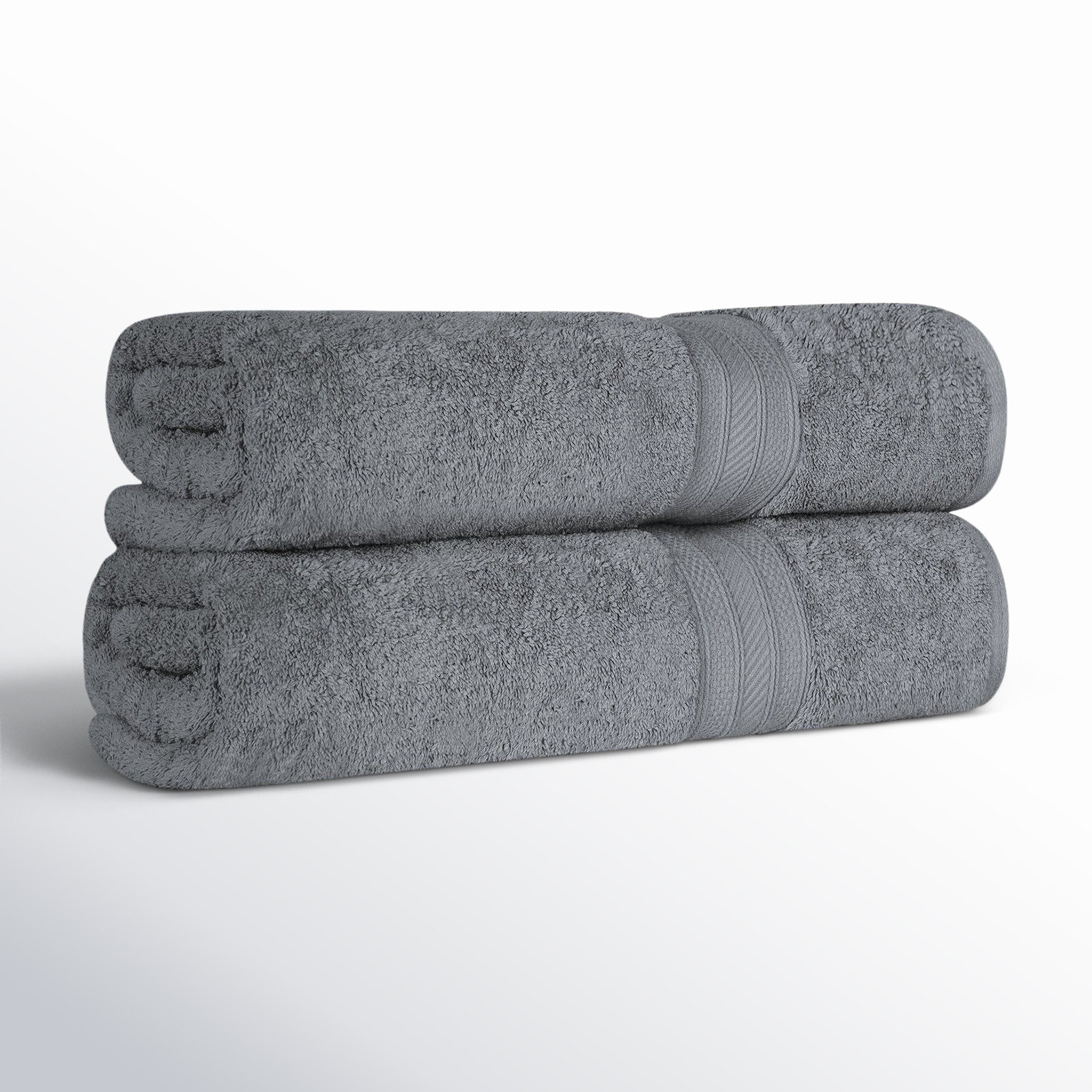 Combed Cotton Bath Sheet, Gray
