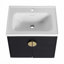 Meuble-lavabo à fermeture en douceur avec lavabo-430860385