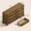Commode double 6 tiroirs Claypoole-1541933187