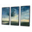 «Blue Coastal Sunrise», ensemble d'art mural sur toile encadré traditionnel de 3-110957708-110957699
