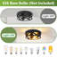 12,6 po Plafonnier encastré noir 3 lumières avec capuchon rotatif Farmhouse (paquet de 1)-1683830092-1683830091