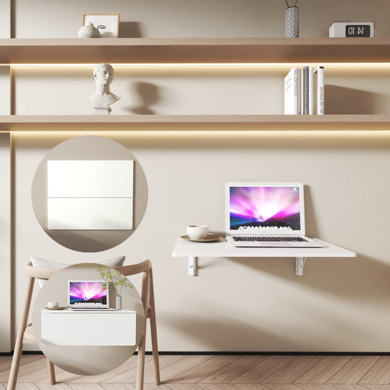 Folding Wall Desk, Wall Mounted Folding Table