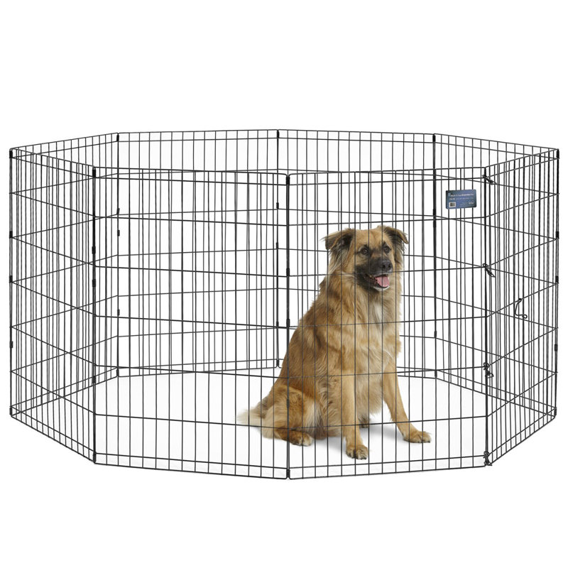 Parc et enclos pliable en métal MidWest Homes for Pet, Moyen (H 36 po x l 24 po)