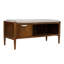 Banc d'appoint Mid-Century moderne avec rangement spacieux et coussin rembourré confortable pour l'entrée ou la chambre à coucher