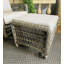 Repose-pieds Wild Dunes avec coussins Sunbrella