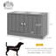 Bols pour chien surélevés avec armoire de rangement à grande capacité
