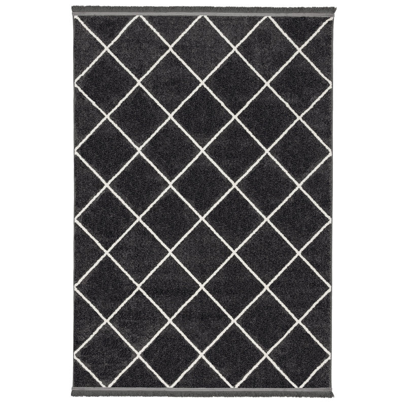 Tapis rectangulaire Sultka, Rectangle 4 pi 5 po x 6 pi 3 po