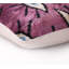 Coussin en velours de soie Magenta