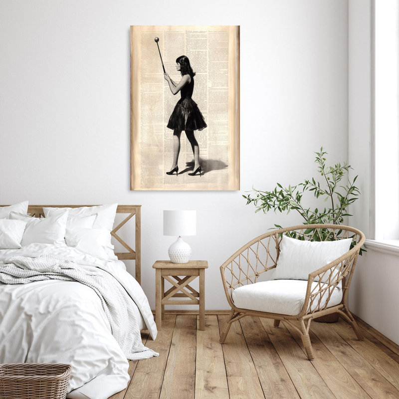 «Woman Play Golf», impression sur toile tendue, H 36 po x l 24 po x P 1,25 po