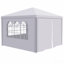 Pavillon de jardin 10 x 10 pi, pour une utilisation festive avec parois latérales amovibles-123218941