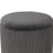  14” Wide Corduroy Round Storage Ottoman With Tray Top-92165003