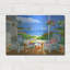  «Wicker Porch» par Geraldine Aikman, art mural en métal, 16 po x 12 po-1568184593