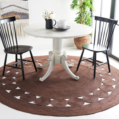 Tapis en jute tissé à la main Dietz
