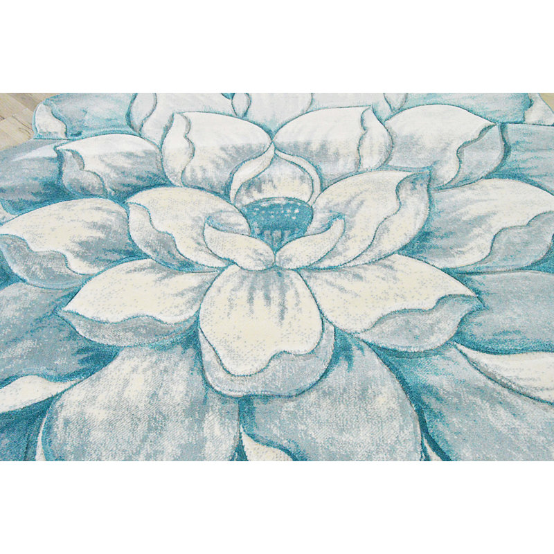Igikpak Floral Indoor Rug, Novelty 6'6"
