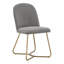 Chaise d'appoint rembourrée en lin Ainhoa-207985055