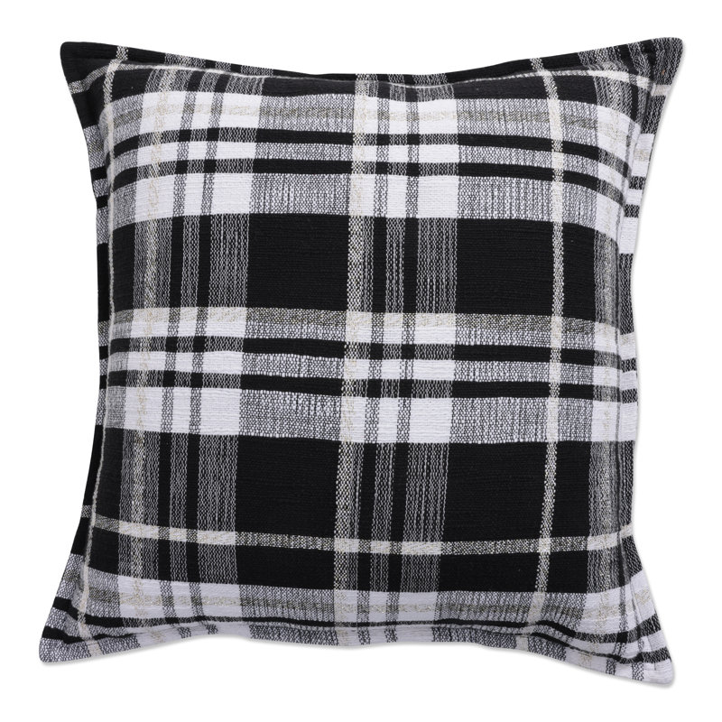 Plaid Reversible Throw Pillow