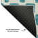 Premium Machine Washable Prisco Teal Rug