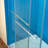 WOODBRIDGE Frameless Double Sliding Shower Door with Soft Close System, 56-60" Width x 80"Height with 3/8"(10mm) Clear Tempered Glass-121602730