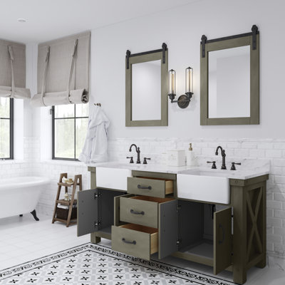 Aiana 72'' Double Bathroom Vanity with Top