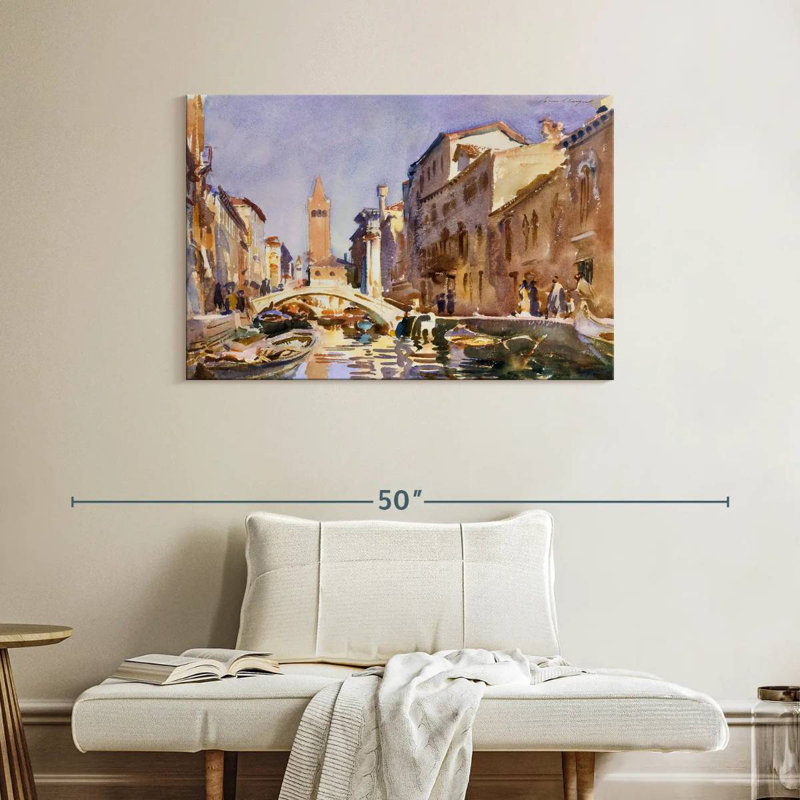 Kavia Venetian Canal 1913, 26" H x 39" W