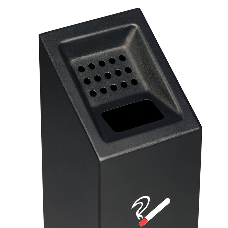 Cendrier pour l'extérieur, H 19,17 po x l 5,2 po x P 3,94 po