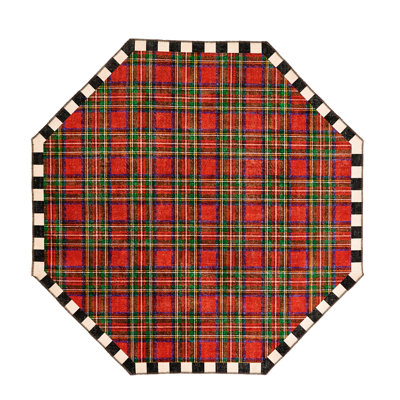 Royal Stewart Tartan Red Washable Rug
