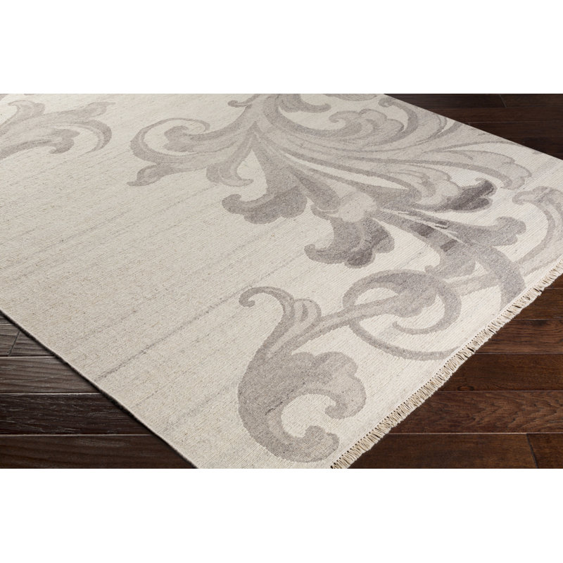 Lizzie Wool Floral Indoor Rug, Rectangle 6' x 9'