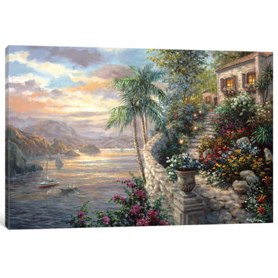 Tranquil Sea par Nicky Boehme - Giclée sur toile tendue avec châssis
