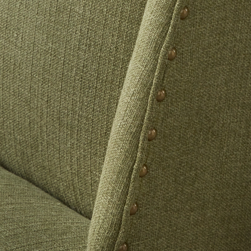 Task Chair, Green Polyester Blend