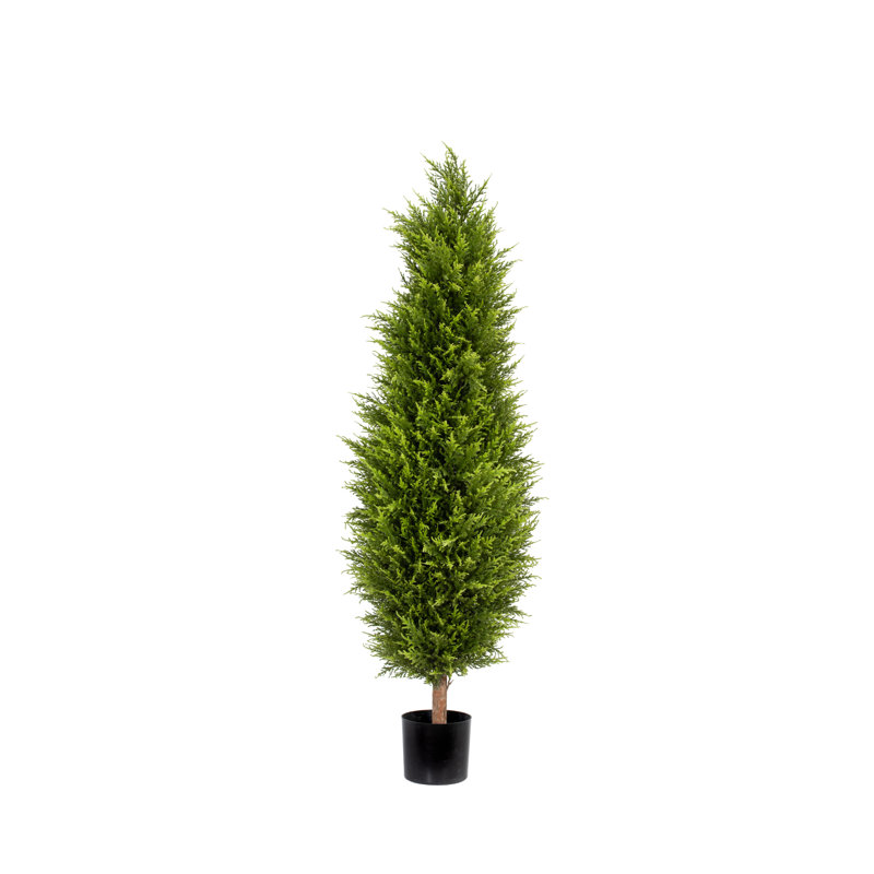 150cm Faux Cypress Topiary in Pot Liner
