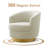 Velvet Swivel Barrel Chair-1883290502