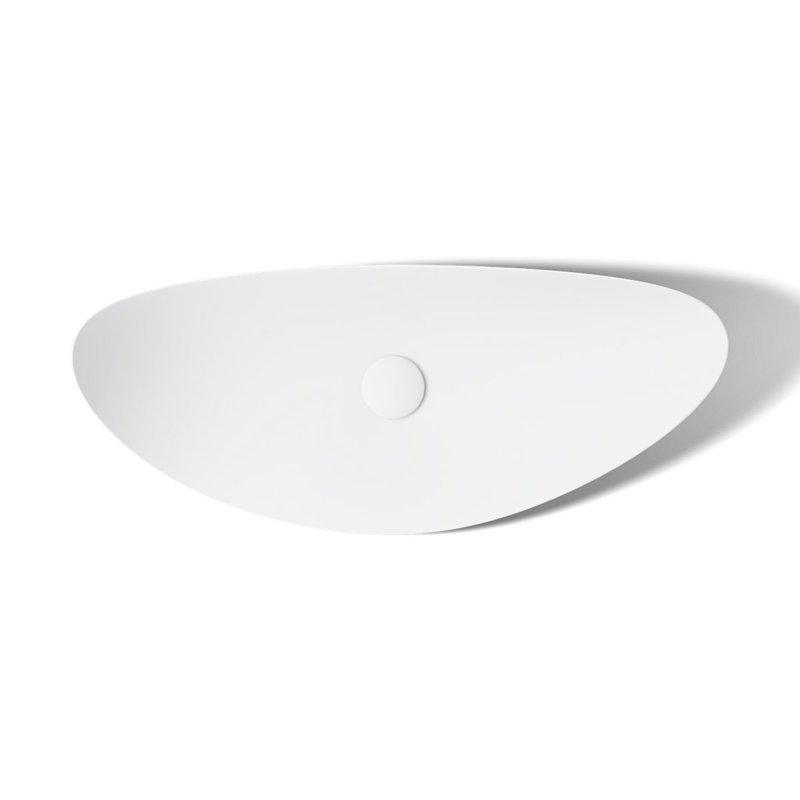 Veil® Trough Fireclay Specialty Vessel Bathroom Sink, White