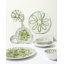 Amalfi Oval Serving Tray - White/Blue - 15.7" x 11"-672268267