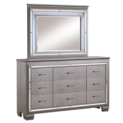 Sidney Wood Wall Mirror