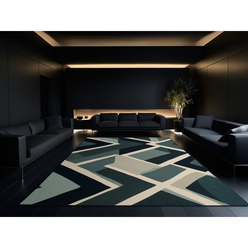 Dreamlit Tides Rug, Square 4'