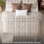 Jeté de lit simple / simple TG pour lit de dortoir - Naturel (60 x 80) - Cadeau idéal pour les étudiants-105503903-105503901