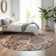 Premium Machine Washable Prisco Terracotta Rug