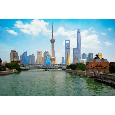 Photo de la ville de Changhaï, toile tendue
