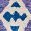 Tapis ikat en laine touffeté à la main Kouerga-736272183