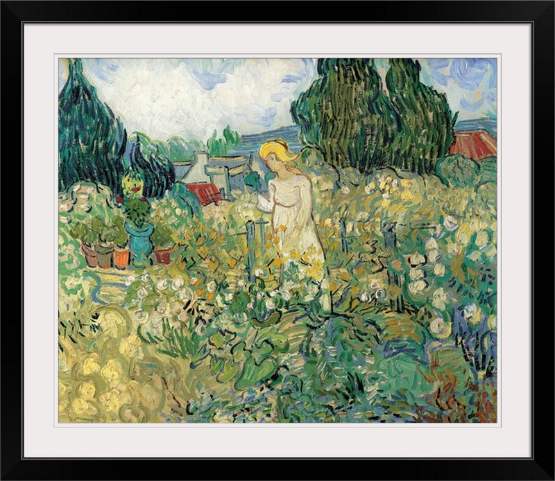 Mademoiselle Gachet dans son jardin à Auvers, 1890. Musée d'Orsay par Vincent Van Gogh - reproduction, Toile